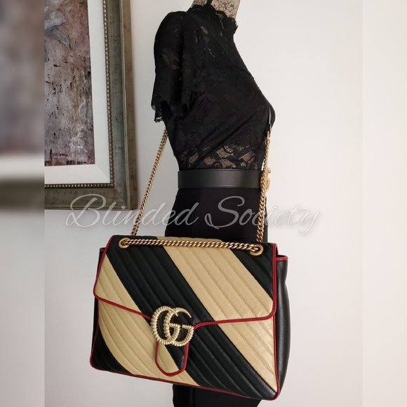 ☆☆SOLD☆☆ Gucci GG Marmont 2.0 Large Crossbody Bag - Picture 6 of 8